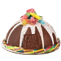 Hand Made Dome Belgian Chocolate & Candies  SMASH CAKE