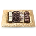 Frosted Gold Chocolate Picture Frame Gift Tray 