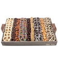 Wooden Nuts & Chocolates Pretzels Line-Up Gift Basket - XL 18