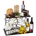 Purim Geometric Wine Rack Gift Basket Mishloach Manos