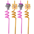 Passover Matzah and Wine Cup Crazy Straws - 4 Pack