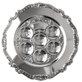 Passover Silver Plated  Seder Plate