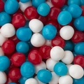 Red, Blue & White Sour Balls