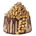 Gourmet Belgian Chocolate Covered Halva Cake - Caramel Popcorn