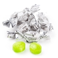 Zaza Mini White Foil Hard Candy - Green Apple