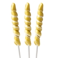 Mini Gold & White Unicorn Lollipops - 24CT
