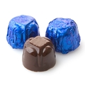 Non-Dairy Hazelnut Royal Blue Foiled Chocolate Truffles