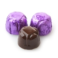 Non-Dairy Hazelnut Purple Foiled Chocolate Truffles