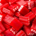 Red Strawberry Licorice Gummy Cubes - 2.2 LB Bag
