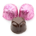 Non-Dairy Hazelnut Pink Foiled Chocolate Truffles