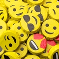 Milk Chocolate Emojis Faces Discs 