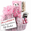 Baby Girl Congratulations Gift Basket Inspired by 