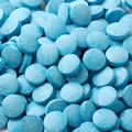 Blue Pucker Pieces Candy Tablets - Sour Fruit Punch