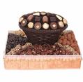 Square Dark Chocolate & Nut Gift Basket
