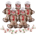 Candy Stocking Stuffers Gingerbread Man Bags - 8CT