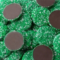 Green & White Dark Chocolate Nonpareils