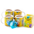 4 Hanukkah Cocoa Mugs Gift Set
