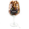 Oversized Birthday Wine Glass With Chalk - Nuts Mix