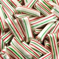 Holiday Peppermint Chocolate Filled Straws