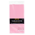 Light Pink Plastic Table Cover
