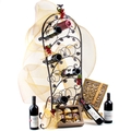 Oenophiles World Class Wine Rack Purim Basket