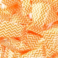 Orange Chevron Stripe Wrapped Mints
