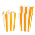 Orange Popcorn Box - 5CT