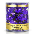 Peanut Butter Filled Twist Wrap Chocolate Truffles - 30CT Tub