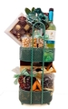 Purim 2 Tier Iron Stand Gift Basket - Israel Only