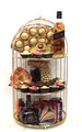 Purim 3 Tier Mirror Tray Specialty - Israel Only
