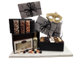 Purim 3 Teir Chocolate Nut Box Gift Basket - Israel Only
