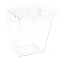 Clear Plastic Scalloped Candy Container - 90oz