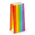 Rainbow Paper Treat Bags - 12CT