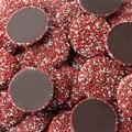 Red & White Dark Chocolate Nonpareils