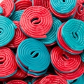 Red & Blue Spiral Licorice - 2.2 LB Bag