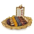 Rosh Hashanah Mirror Tray Deluxe - Israel Only
