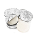 Hanukkah Green Apple Candy Gelt Silver Coins - 6.10oz Bag