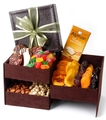 Passover Suede Gift Box - Triple the Goodies 