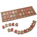 Christmas Handcrafted Milk Chocolate Puzzle Gift Box 