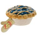 Ceramic Blueberry Pie-Shaped Candy Dish with Blueberry Jelly Beans
