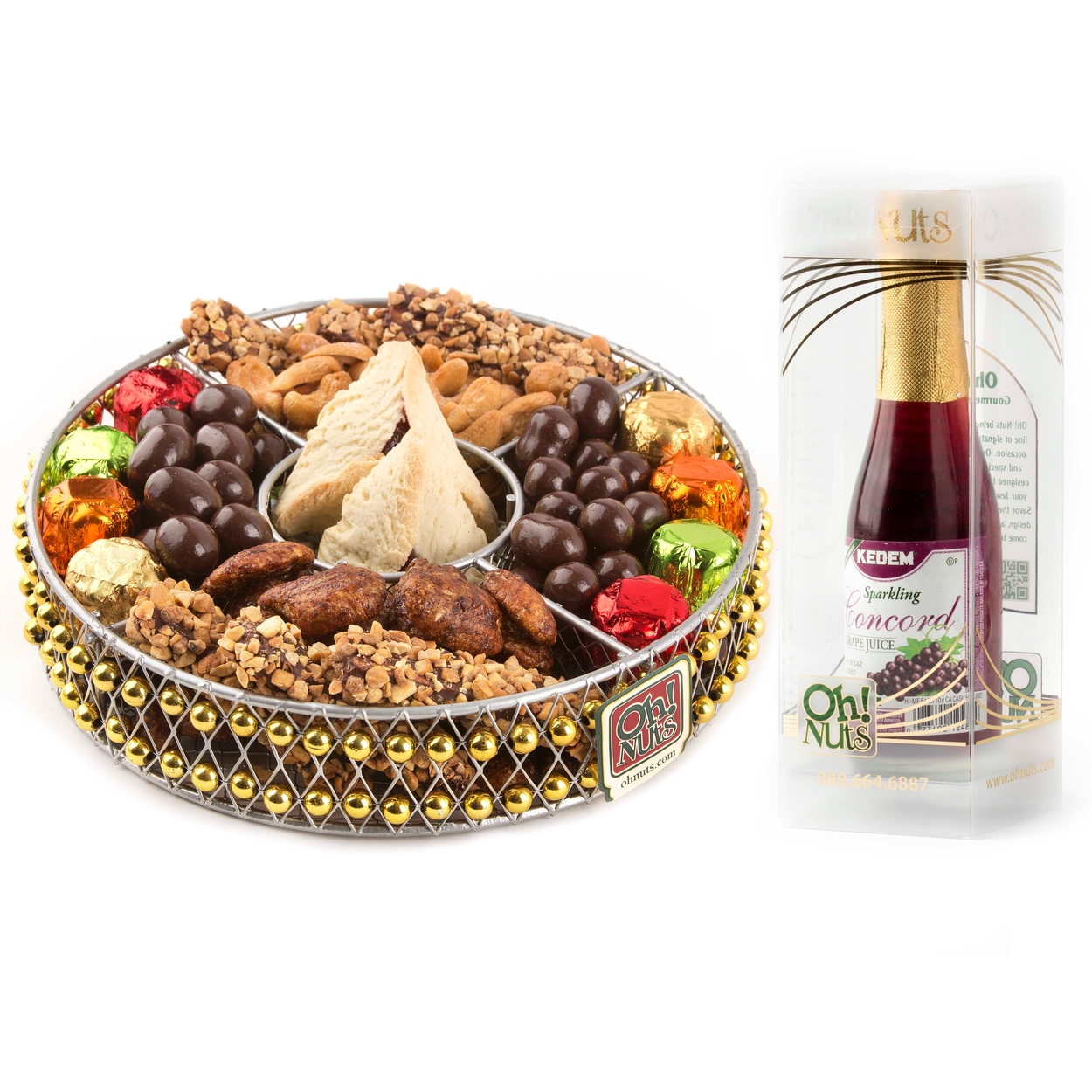 Purim Round Gift Tray Shalach Manot Trays Bo Baskets Mishloach Gifts Themes Oh Nuts
