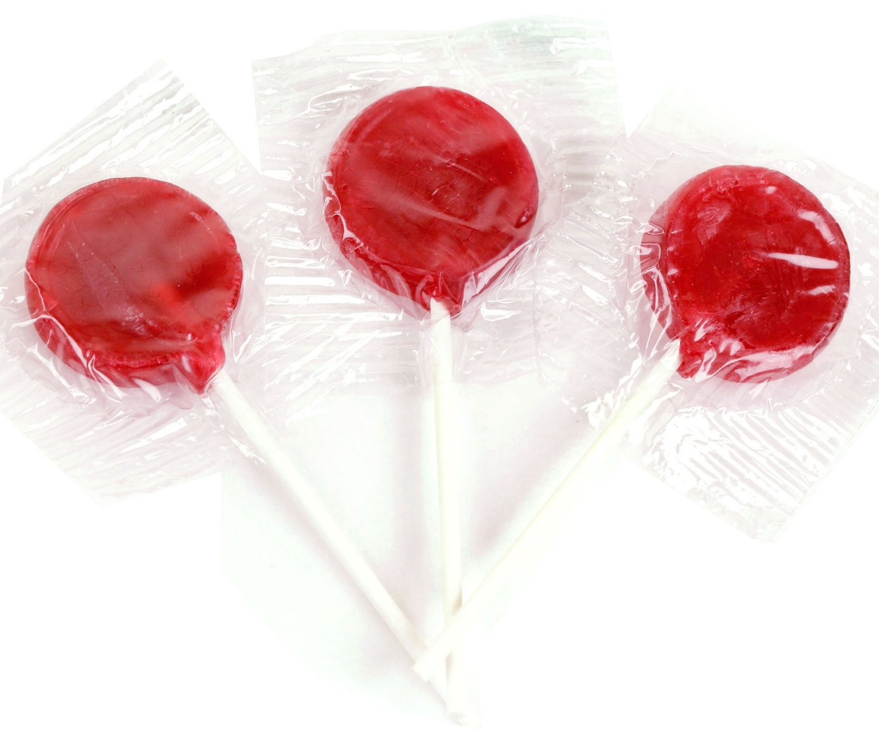 Cherry-Flavored Lollipops in Bulk • Oh!