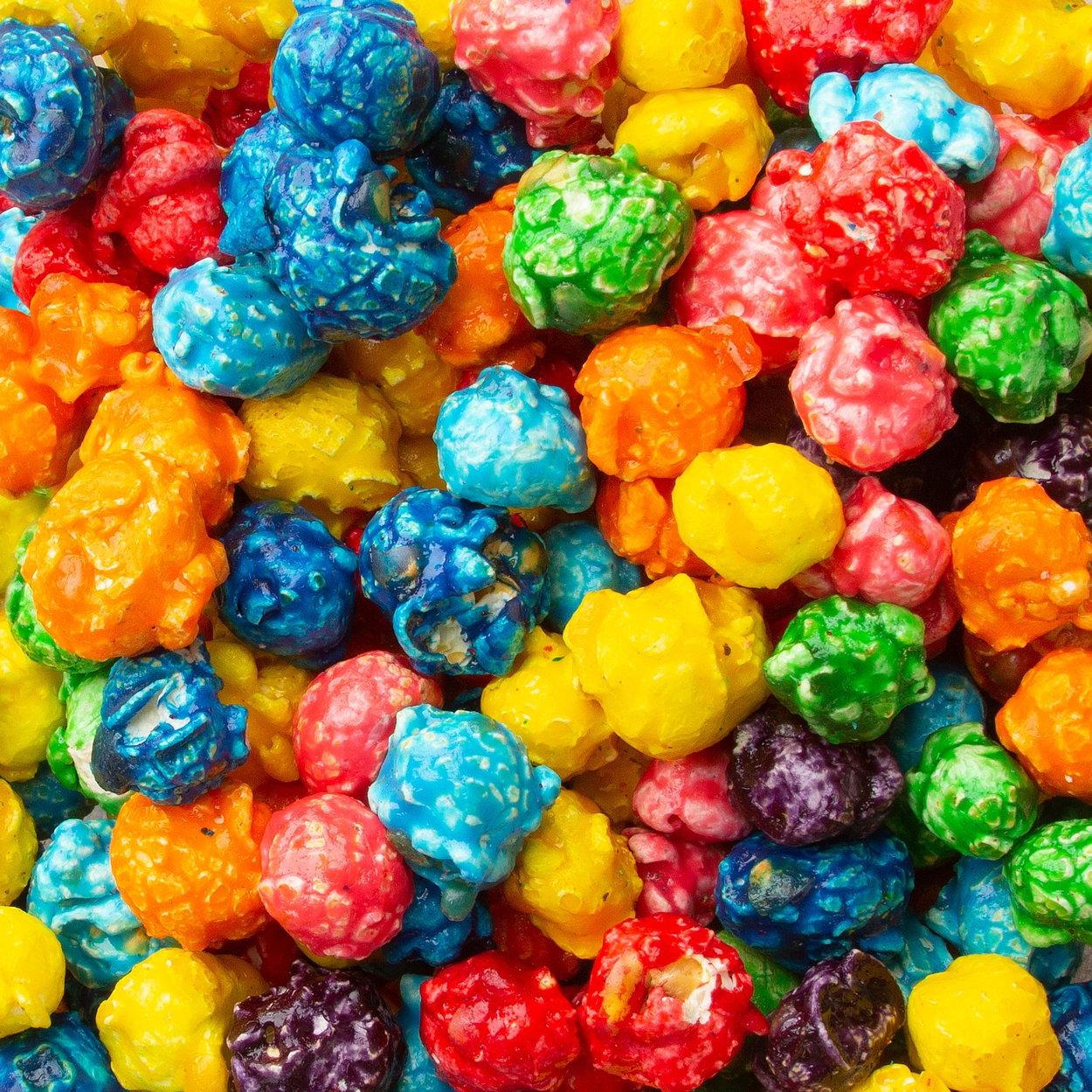 Rainbow Assorted Candy-Coated Popcorn - Gourmet Popcorn • Oh! Nuts®