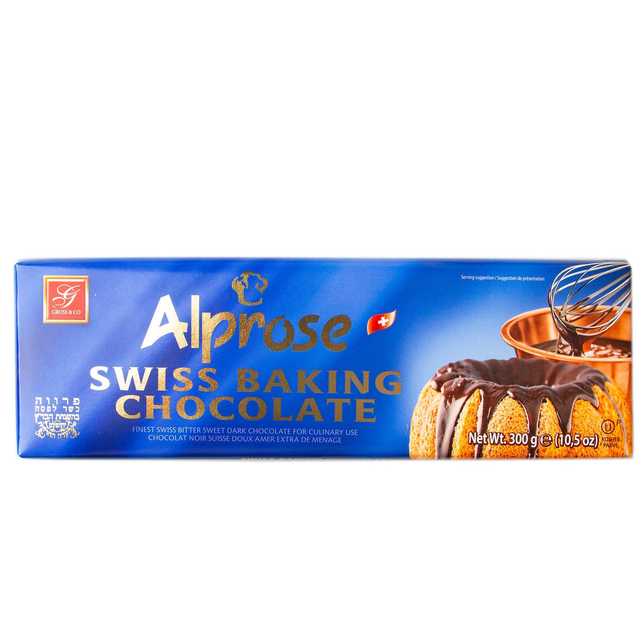 Alprose Passover Milk Chocolate Bar - Cream Deluxe • Alprose Swiss