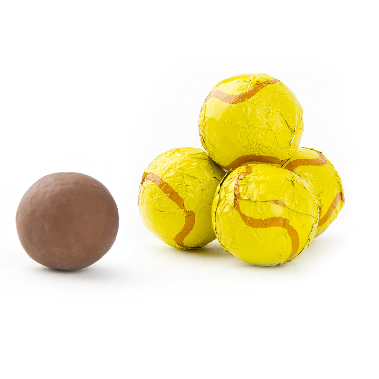 Milk Chocolate Tennis Balls • Chocolate Novelties • Bulk Chocolate • Oh! Nuts®