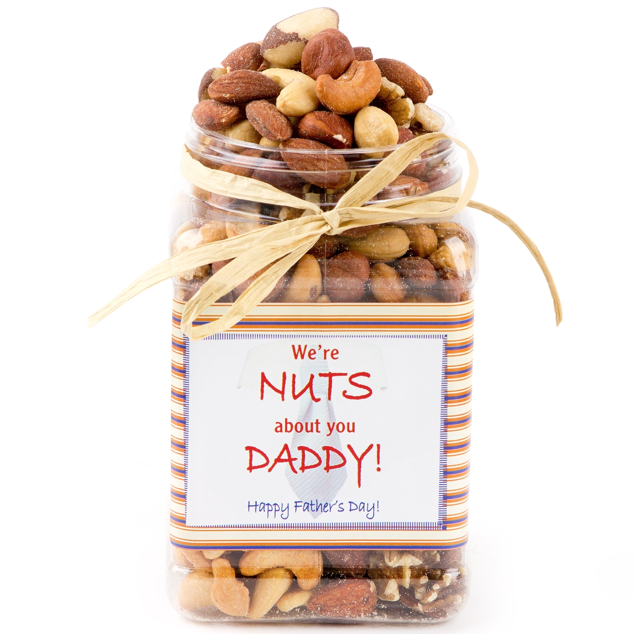 We are Nuts About You Daddy' Mixed Nut Gift • Father's Day Gift Baskets •  Holiday Gifts, Chocolate & Candy • Oh! Nuts®