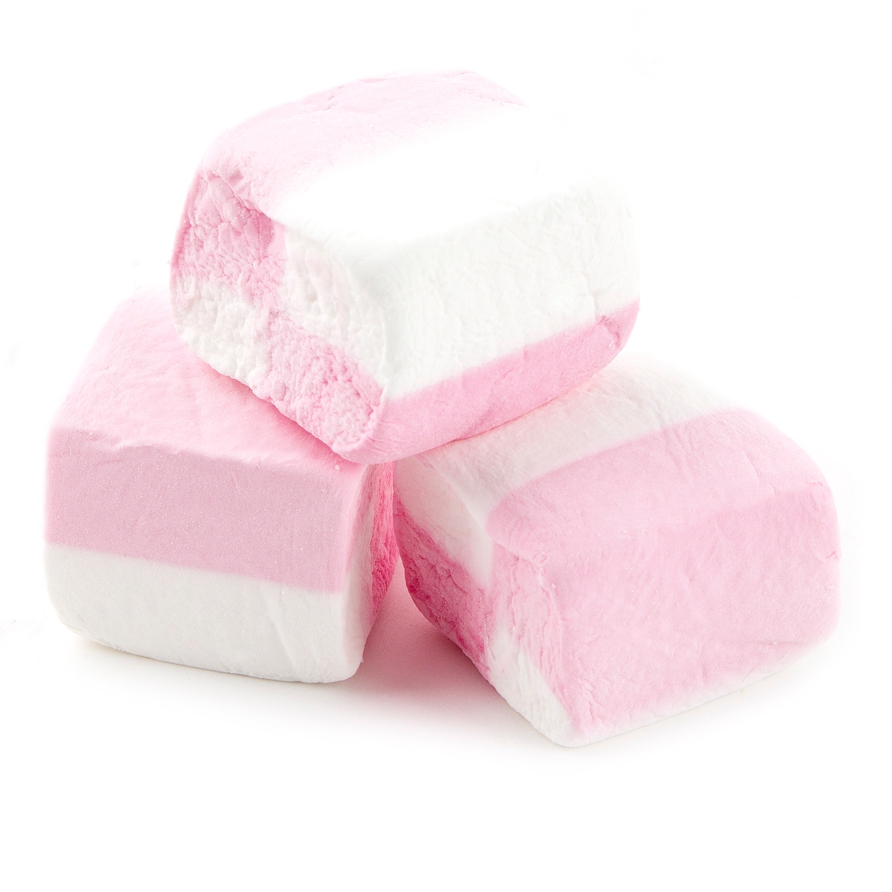 Pink & White Heart Fruit Marshmallow - 7 Oz • Kosher Marshmallows •  Unwrapped Candy • Bulk Candy