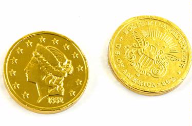 Gold Foiled Milk Chocolate Coins • Chocolate Coins • Bulk Chocolate ...